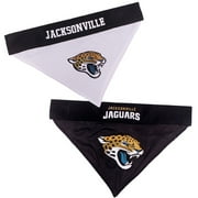 Pets First Nfl Jacksonville Jaguars Reversible Bandana Licensed, Reversible Pet Bandana - 2 Sided Bandana